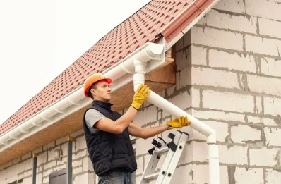 Pose et remplacement de gouttières à Presly